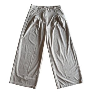 AEO Wide Leg Tan Trousers